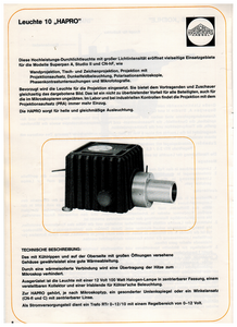 Oświetlacz halogenowy HAPRO do mikroskopu Hertel & Reuss Labopan (CN-hf, STE-6, Studio II) - ujęcie #13